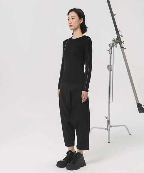 Cropped Harem Pants